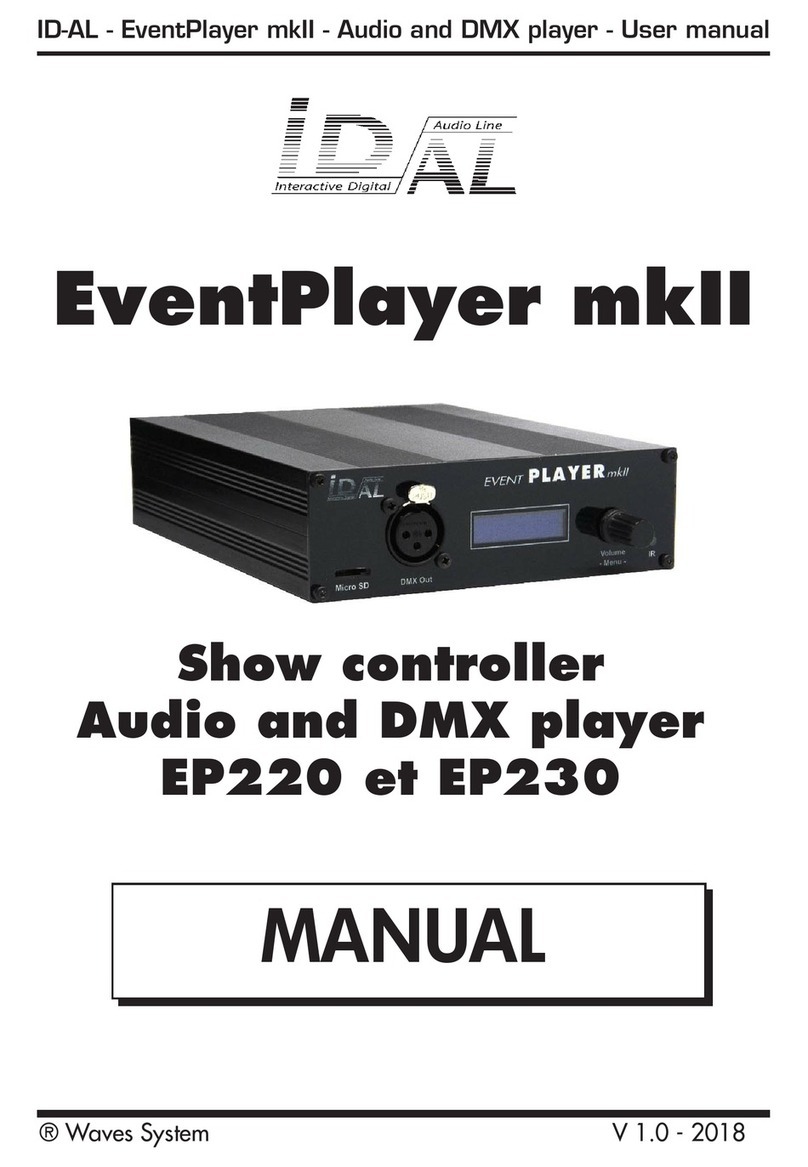 ID-AL EventPlayer mkII EP220 user manual