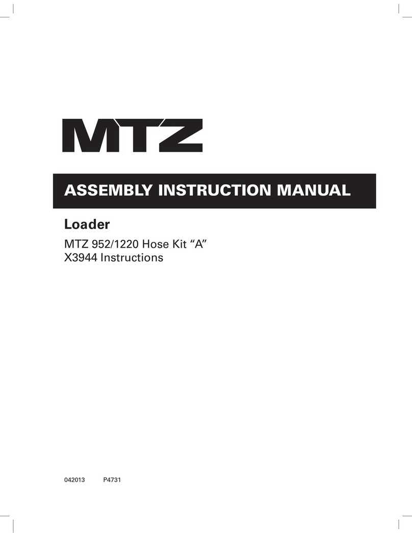 MTZ 952 Assembly & instruction manual