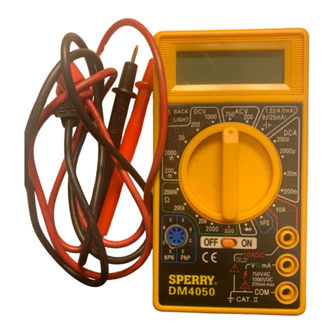 Sperry instruments DM4050 User manual