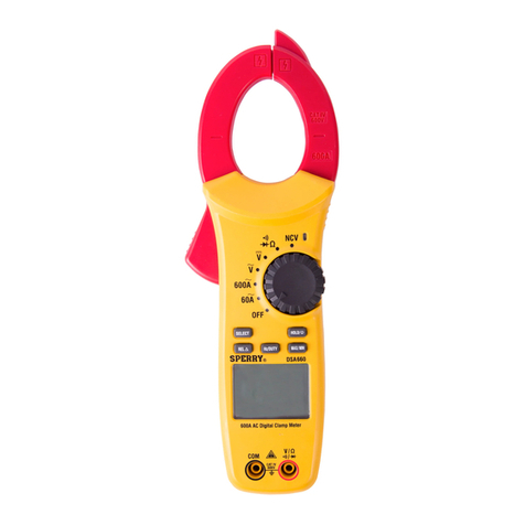 Sperry instruments DSA660 operating instructions Sperry instruments DSA660 operating instructions