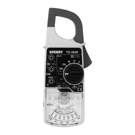 Sperry instruments TD-2608 User manual