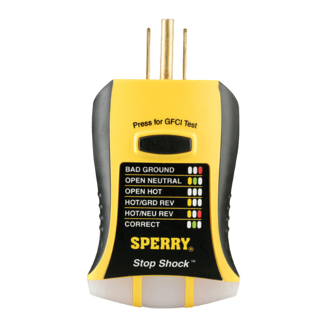 Sperry instruments STOP SHOCK HGT6120 User manual