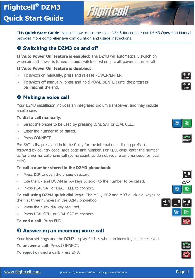 Flightcell DZM3 Quick start guides