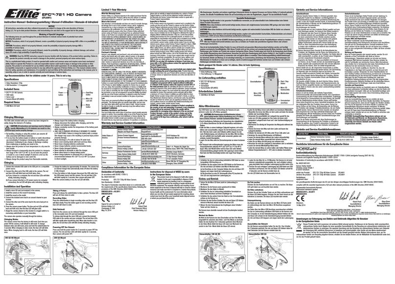 E-FLITE EFC-721 User manual