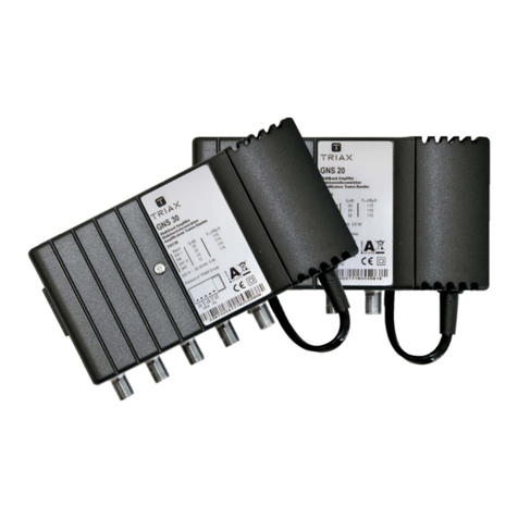 Triax GNS 20 User manual