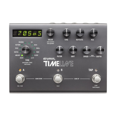 Strymon TimeLine User manual