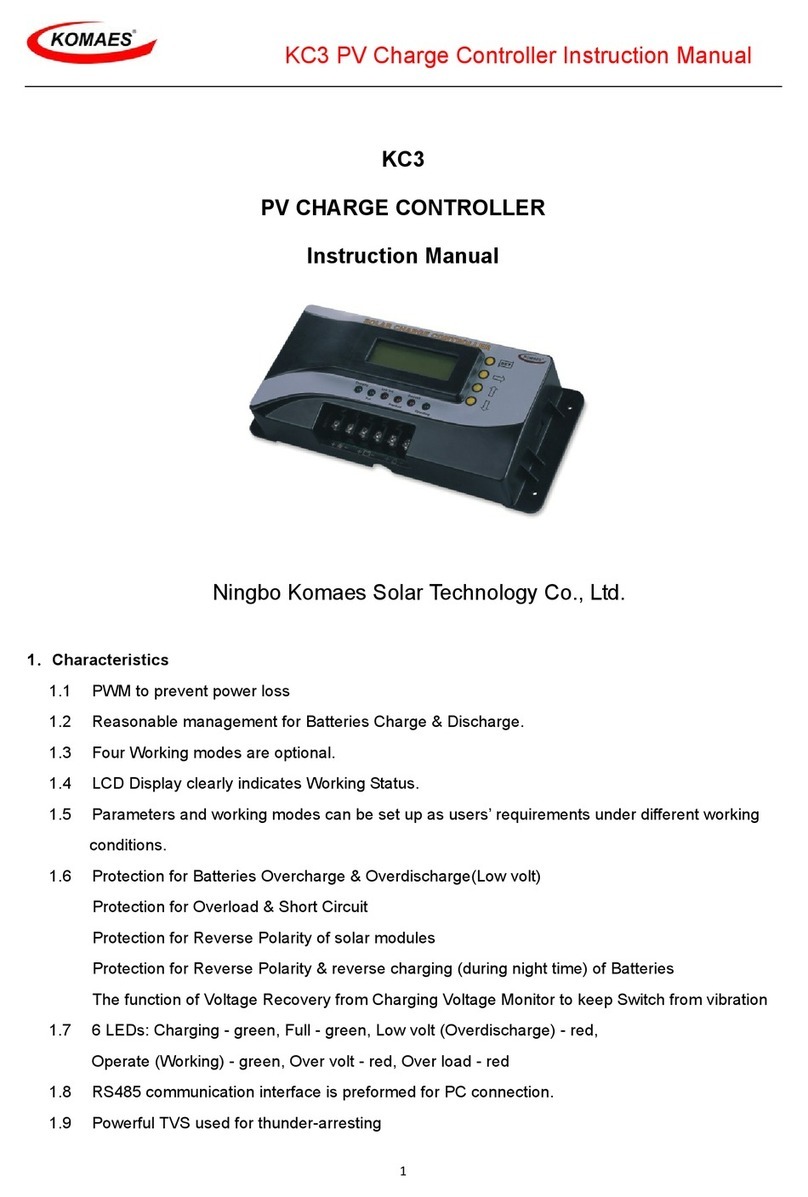 Komaes KC3 User manual