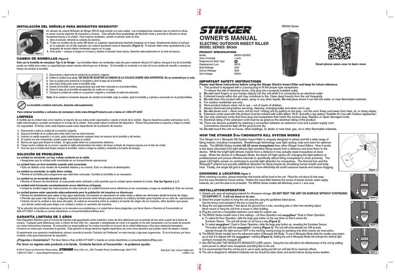 Stinger BK500 Series owner's manual Stinger BK500 Series owner's manual