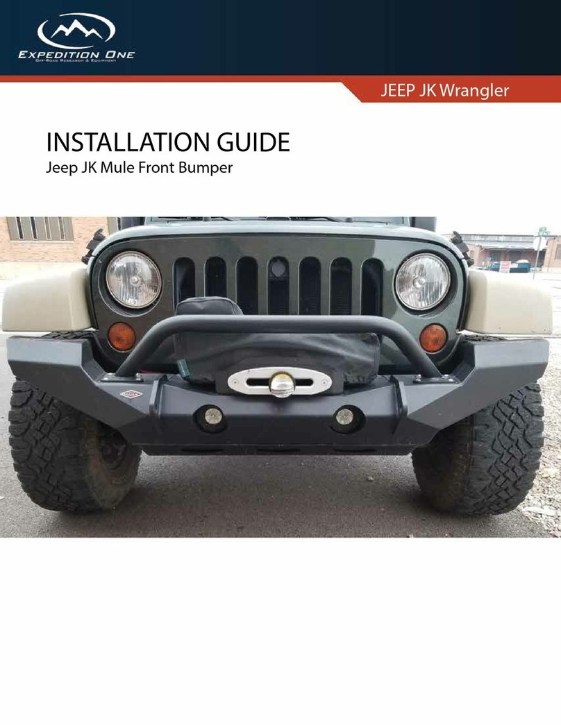 Expedition One Mule Front Bumper installation guide