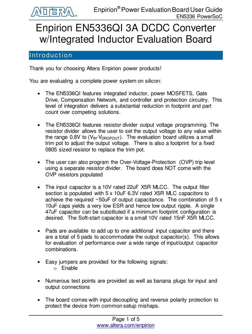 Altera Enpirion EN5336QI User manual