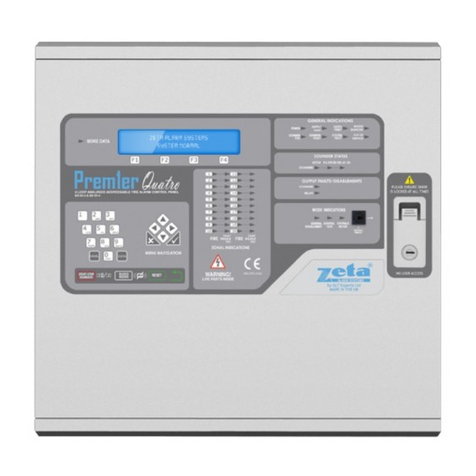 Zeta Alarm Systems Prem1er Quatro User manual