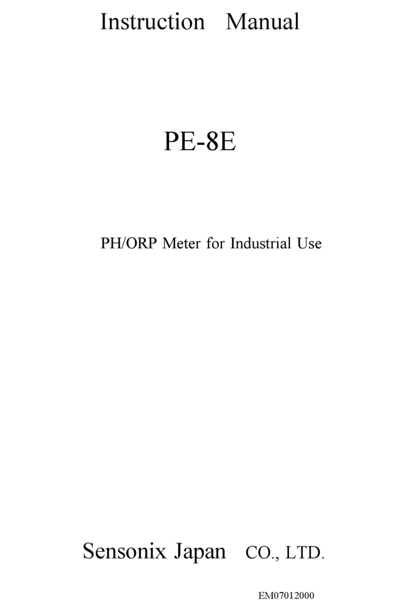 Sensonix PE-8E User manual