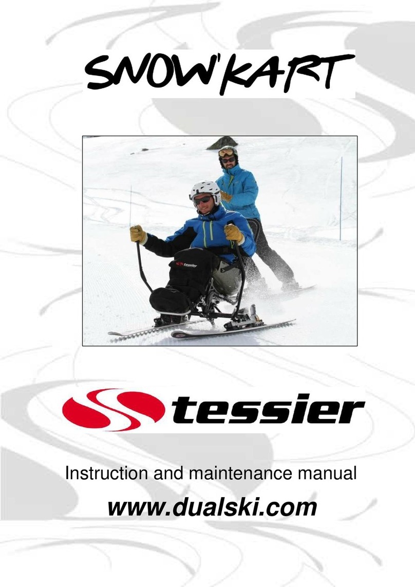 Tessier Snow'Kart Instructions for use