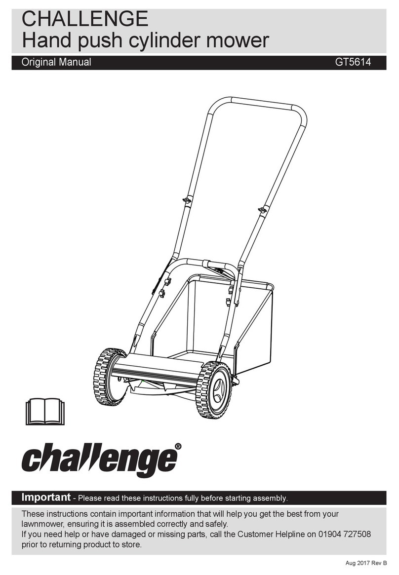 Challenge GT5614 Operation instructions Challenge GT5614 Operation instructions