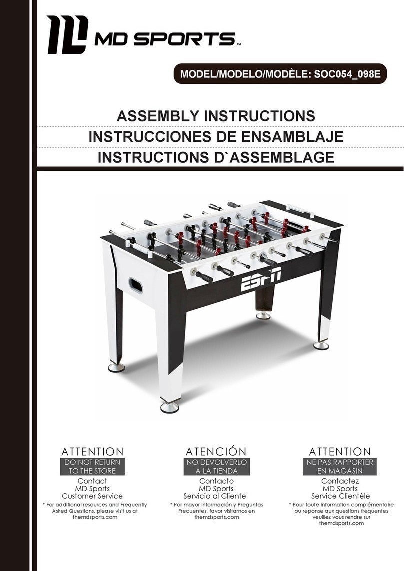 MD SPORTS SOC054-098E Assembly instructions