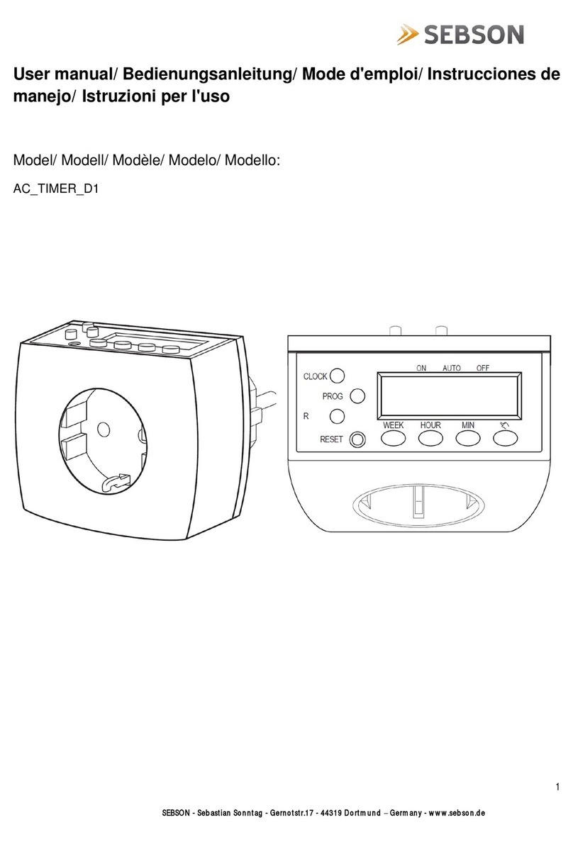 SEBSON AC-TIMER-D1 user manual