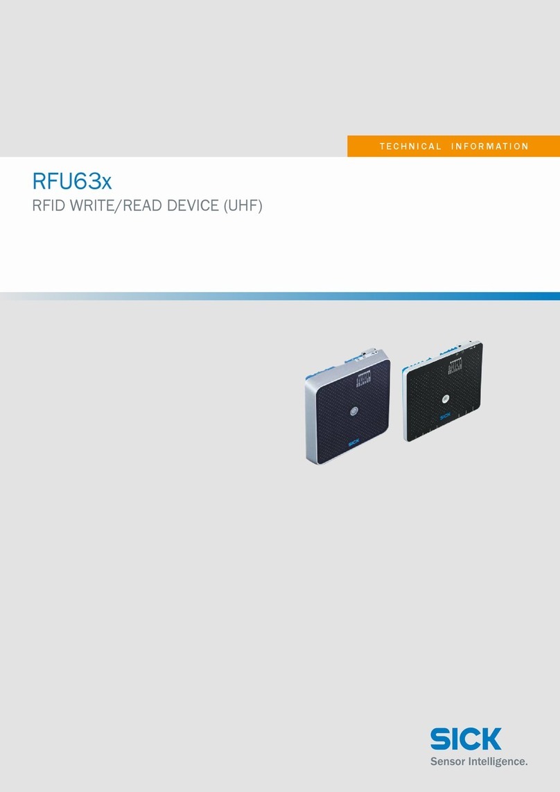 SICK RFU63 Series technical information