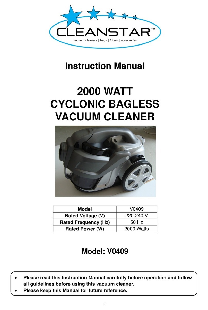 CleanStar V0409 instruction manual