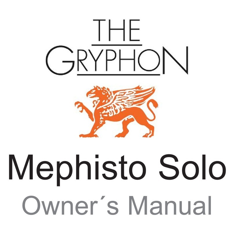 Gryphon Mephisto Solo User manual