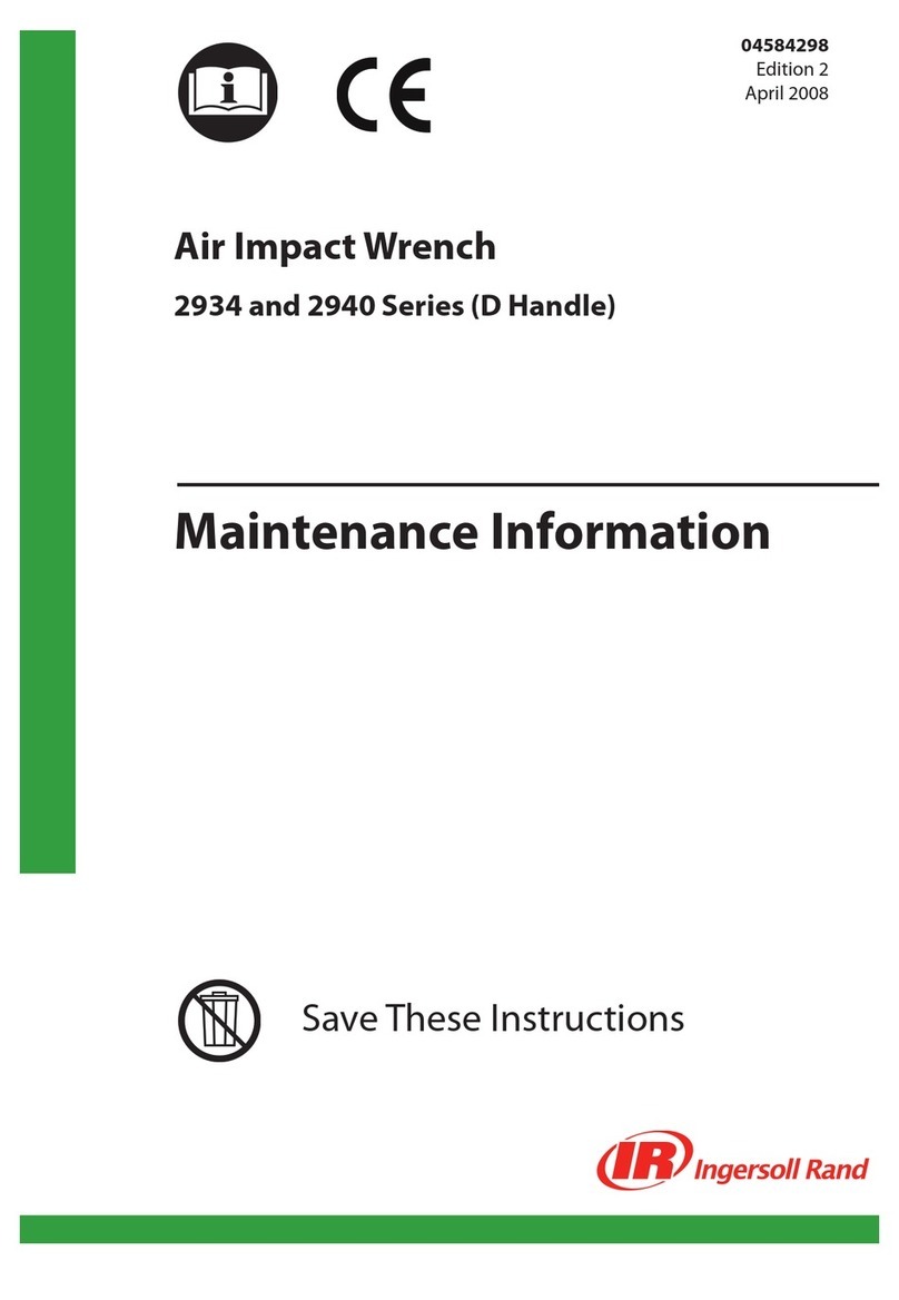 Ingersoll-Rand 2934 Series Maintenance information