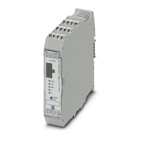 Phoenix Contact CONTACTRON Series User manual Phoenix Contact CONTACTRON Series User manual