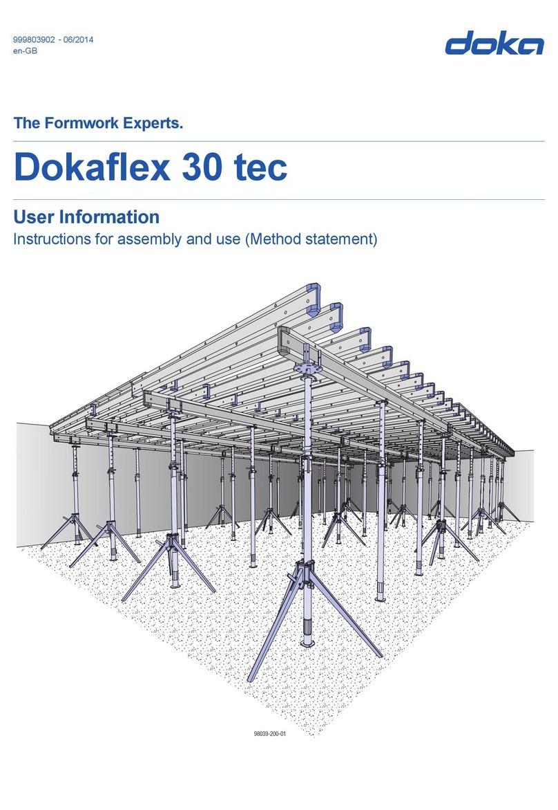 Doka Dokaflex 30 tec Series Operation manual Doka Dokaflex 30 tec Series Operation manual
