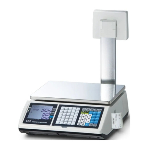 CAS RETAIL WEIGHING SOLUTION CT100 User manual