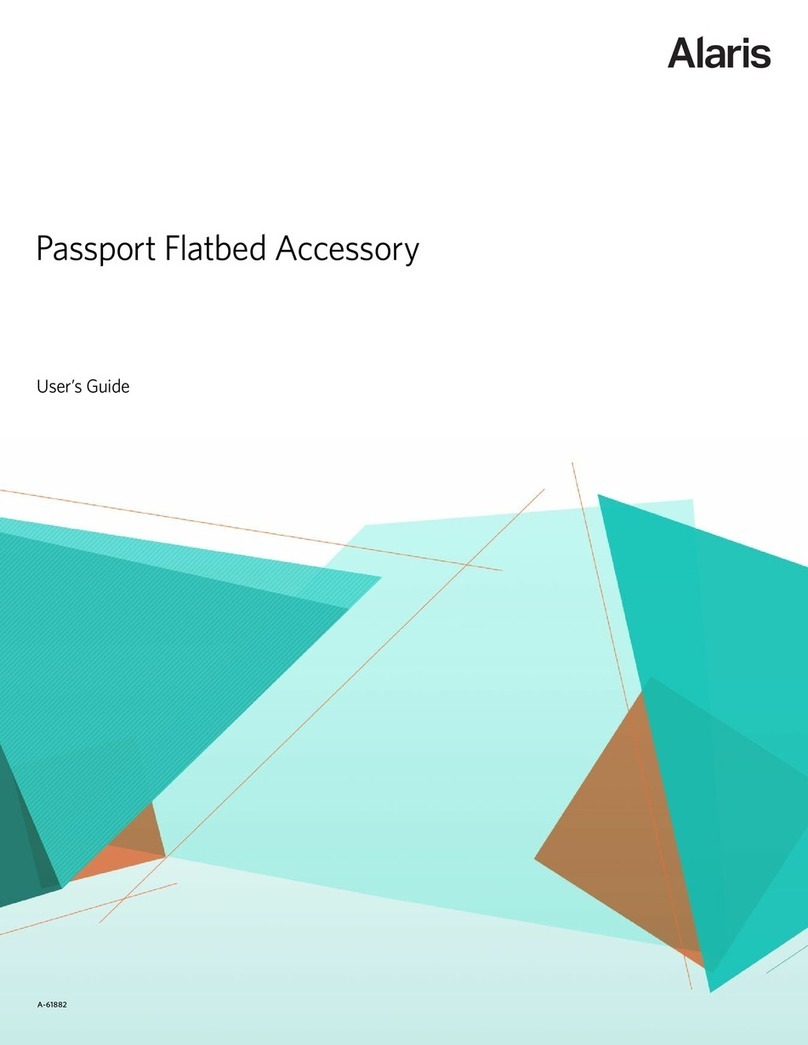 Alaris Passport Flatbed Accessory user guide