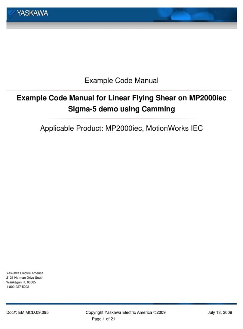 YASKAWA MP2000iec Example Code Manual