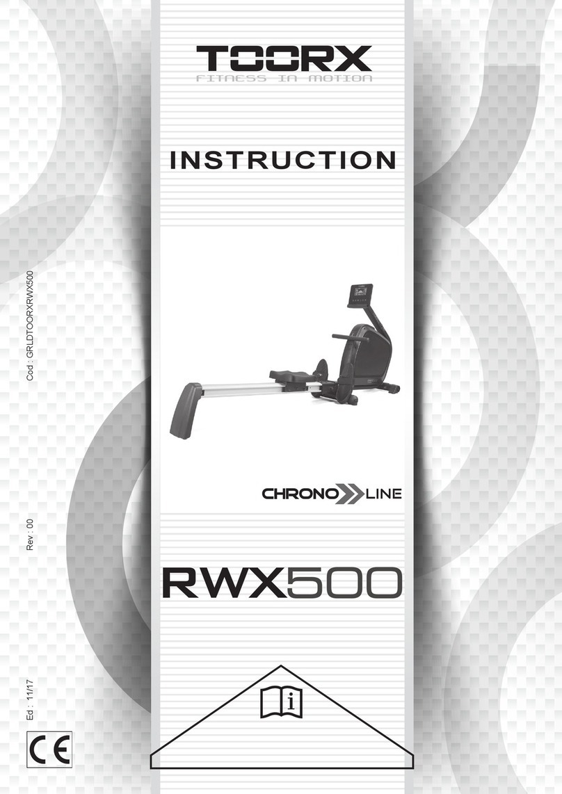 TOORX Chrono Line RWX500 User manual TOORX Chrono Line RWX500 User manual