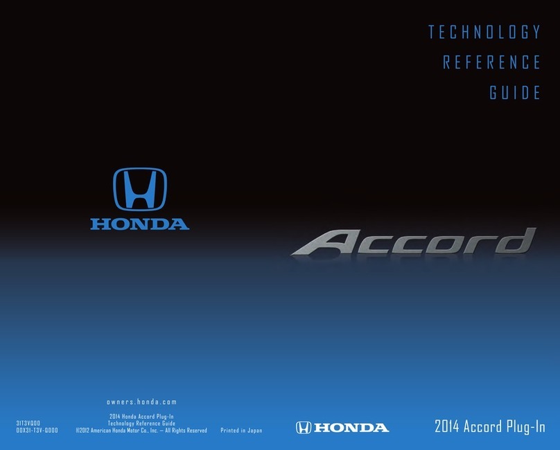 Honda Accord Plug-In Hybrid 2014 Technology reference guide