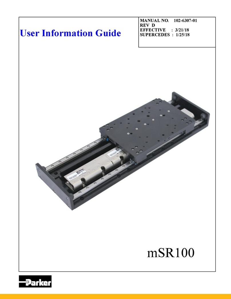Parker MSR Series User's information guide