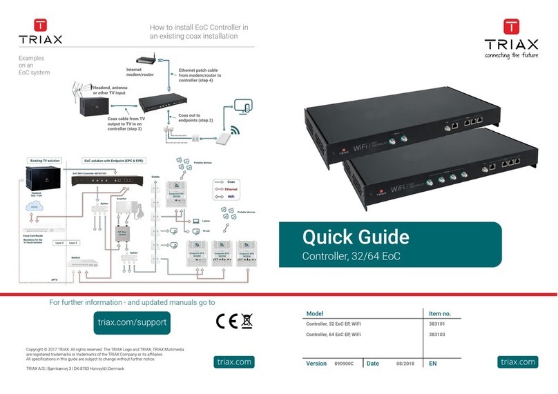 Triax 383103 quick guide