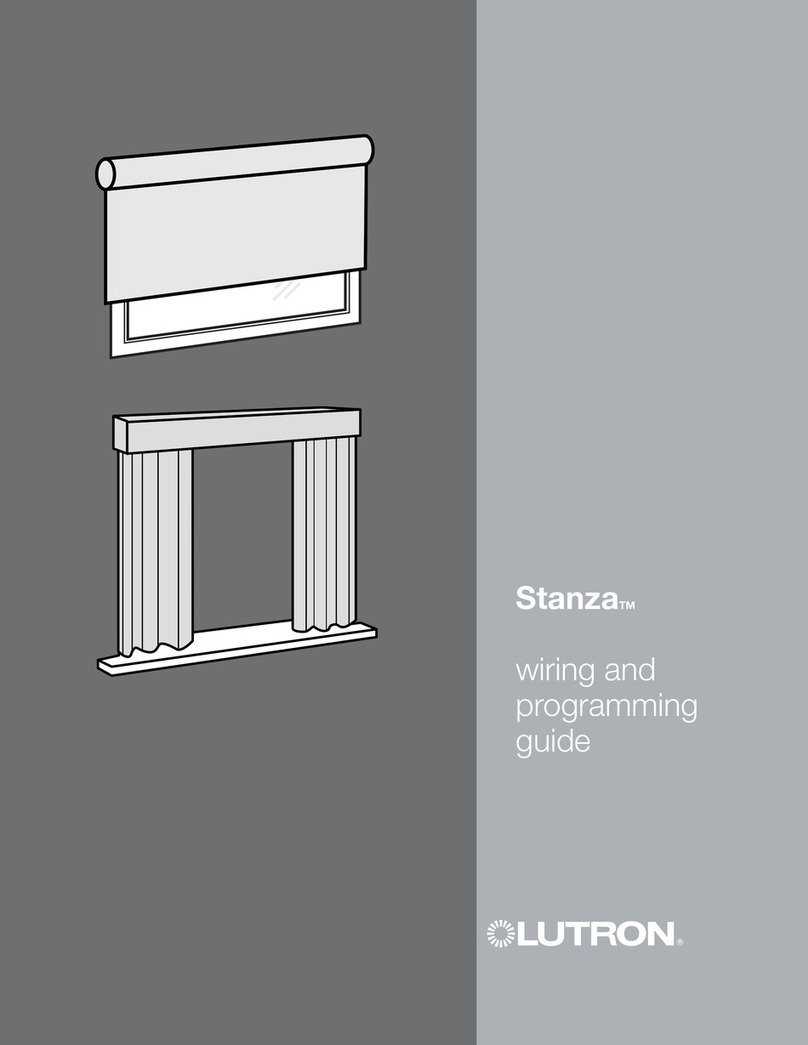 Lutron Electronics Stanza Wiring and Programming Guide