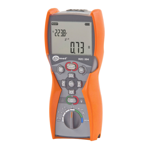Sonel MZC-304 User manual