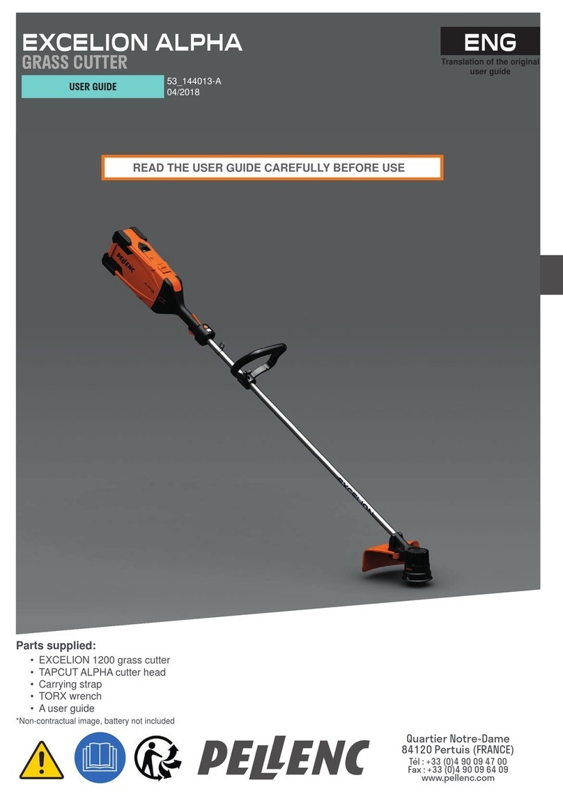 pellenc EXCELION ALPHA User manual pellenc EXCELION ALPHA User manual