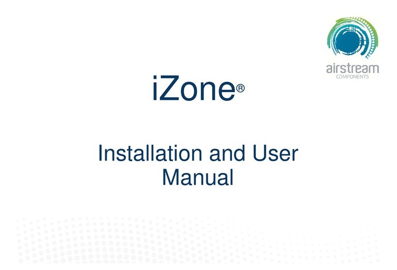 Airstream iZone User manual