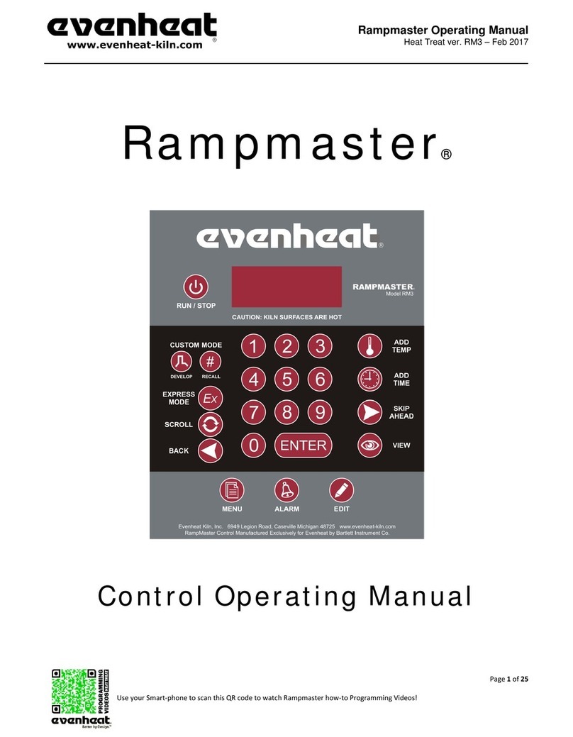 Evenheat Rampmaster RM3 User manual