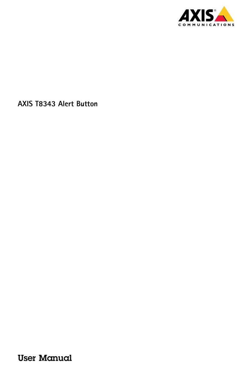 Axis T8343 User manual