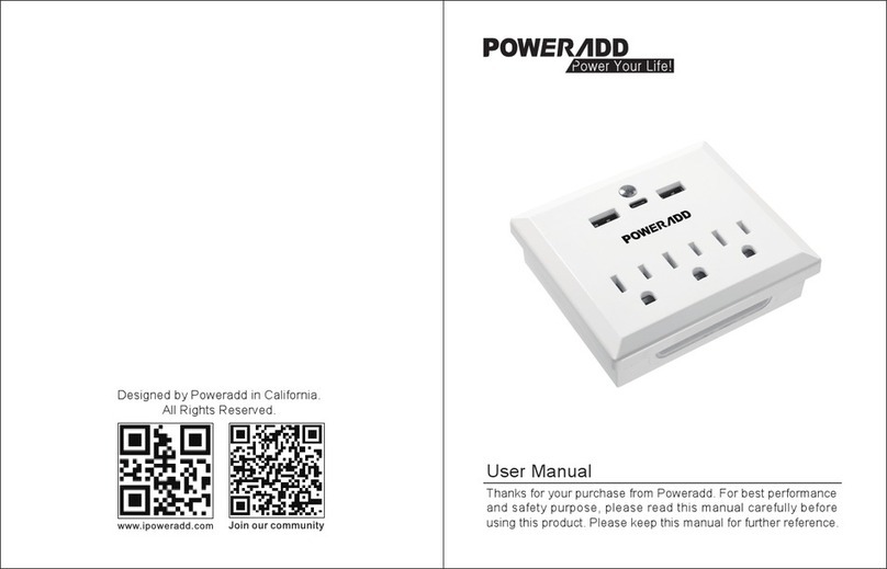 Poweradd PS-9034UR user manual