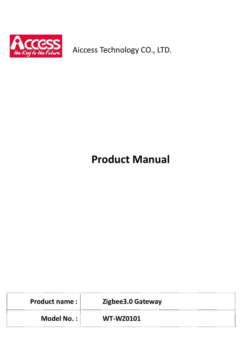 Aiccess Technology WT-WZ0101 product manual