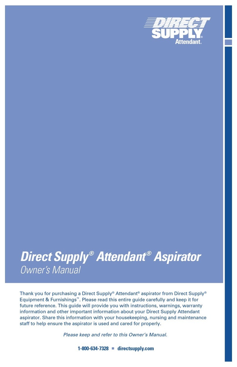 Direct Supply Attendant owner's manual