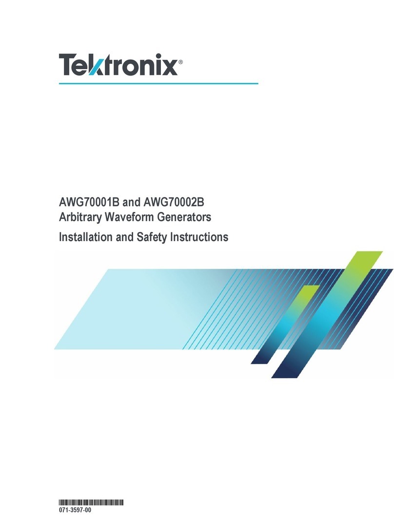 Tektronix AWG70001B Manual