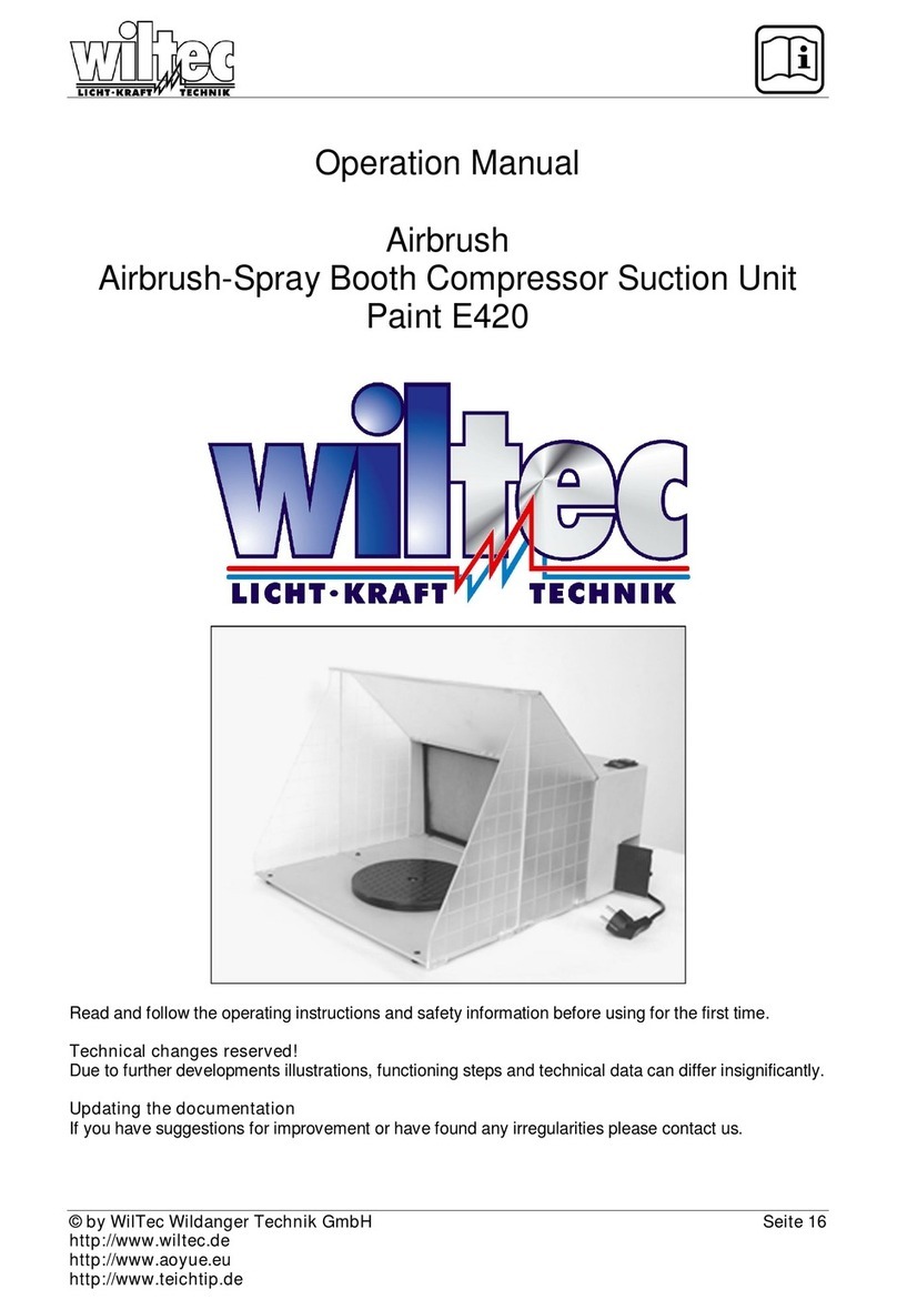 WilTec E420 Operation manual