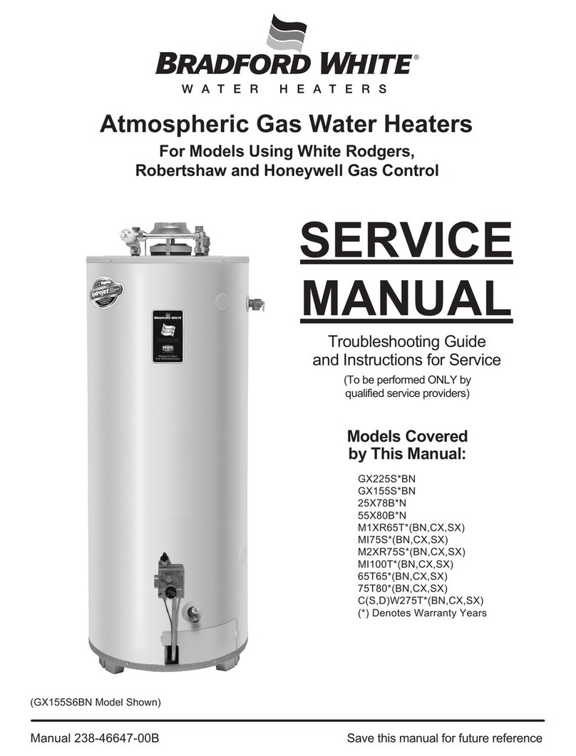 Bradford White GX225S BN Series Service manual Bradford White GX225S BN Series Service manual