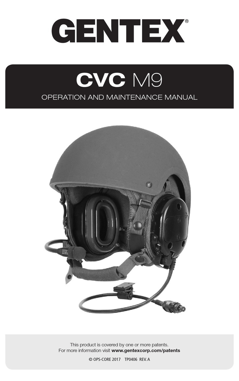 Gentex CVC M9 Operation and maintenance manual Gentex CVC M9 Operation and maintenance manual