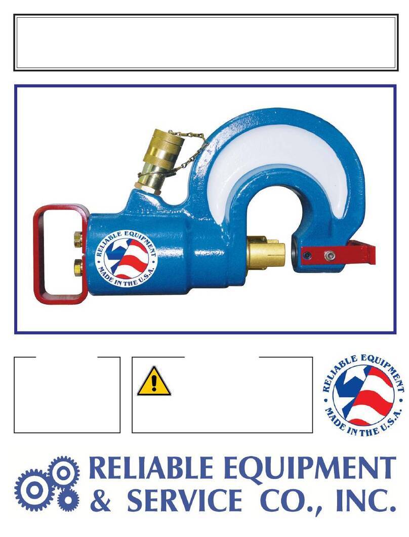 Reliable Equipment REL-35T-PNC Operator's guide Reliable Equipment REL-35T-PNC Operator's guide