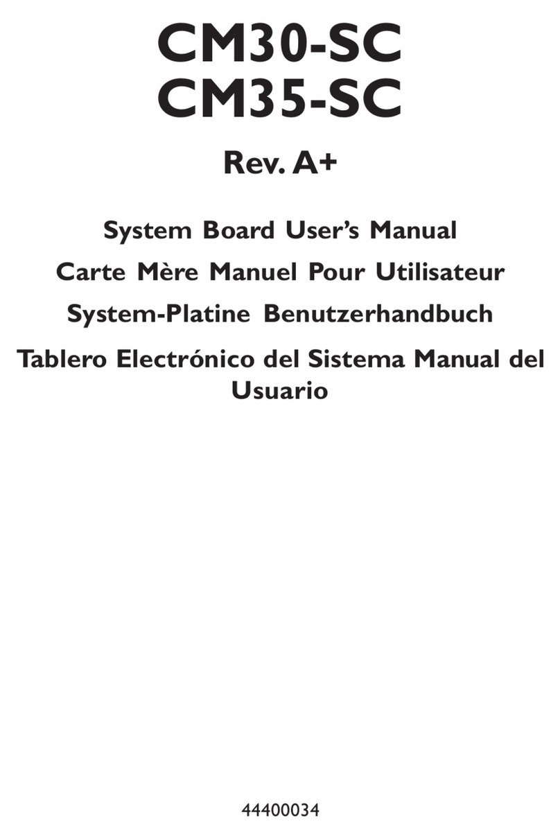 VIA Technologies CM30-SC User manual VIA Technologies CM30-SC User manual