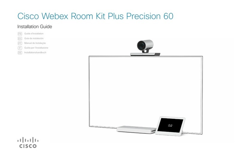Cisco Webex Room Kit Plus Precision 60 installation guide