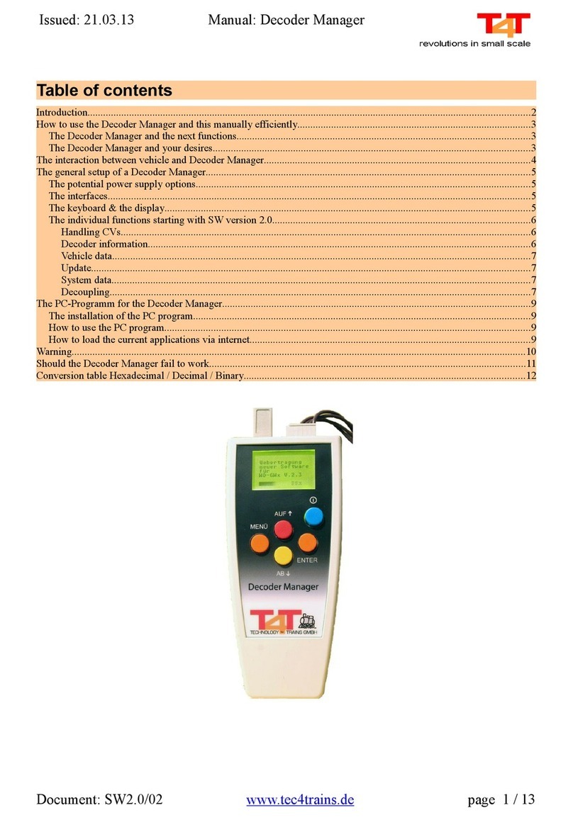 T4T Decoder Manager manual